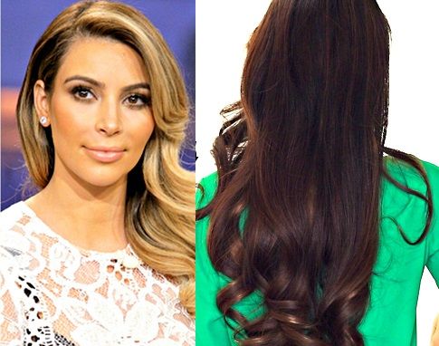 Kim Kardashian valovita frizura