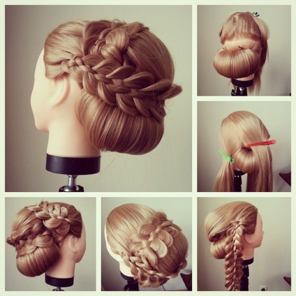 Updo pletenica