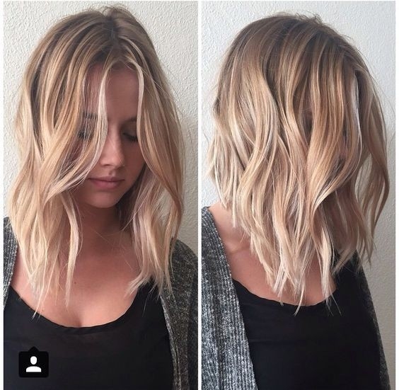 Balayage frizure za kosu do ramena