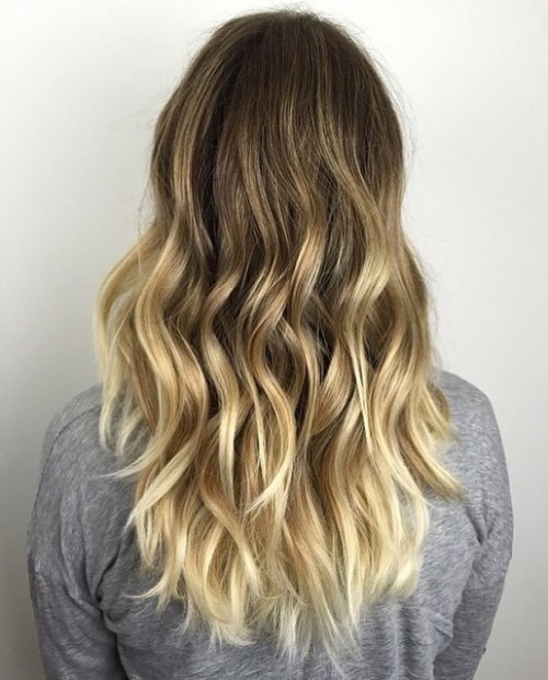 Moderan balayage stil